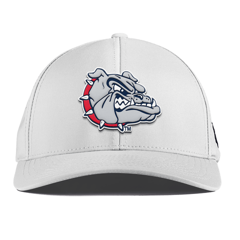 Gonzaga University "Spike The Bulldog" Curved Performance White