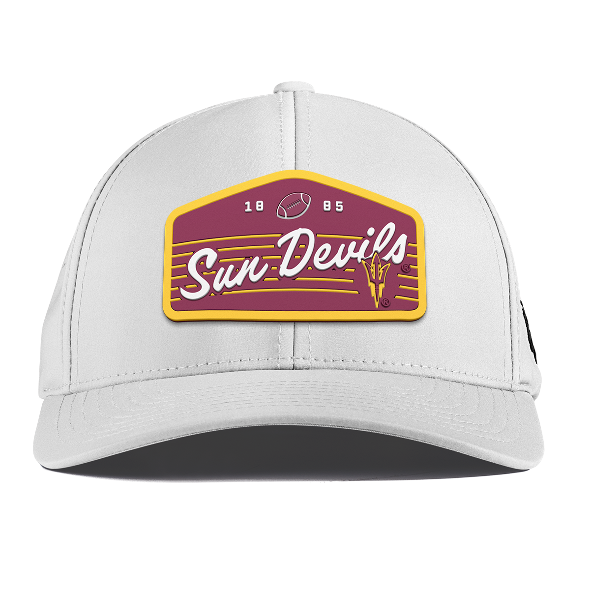 Arizona State University "Sun Devils Football" Curved Performance White