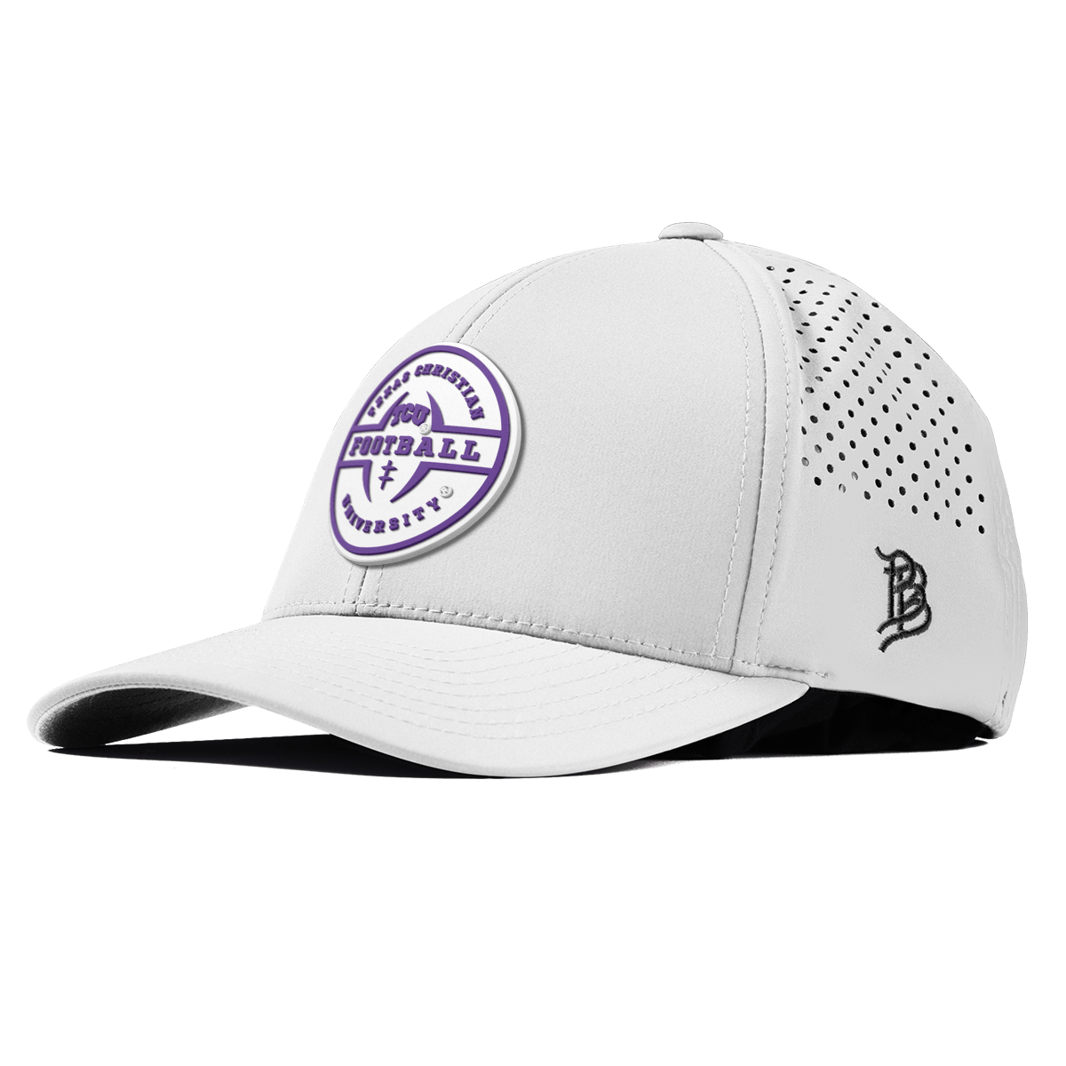 Texas Christian University "TCU Football Legacy" Curved Performance White
