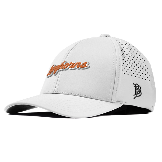 University of Texas "Texas Longhorn Script" Curved Performance White