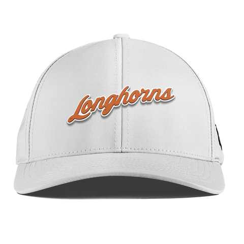 University of Texas "Texas Longhorn Script" Curved Performance White