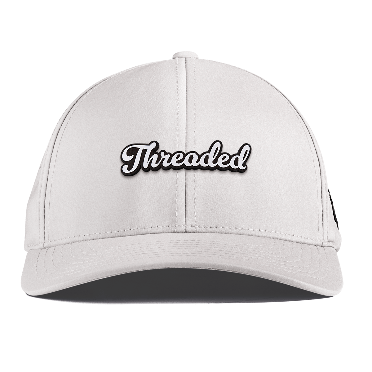 Threaded Script Curved Performance White