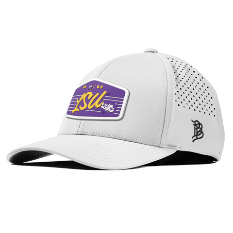 Louisiana State University "Tigers Football" Curved Performance White
