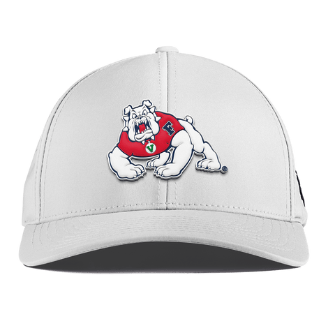 Fresno State University "TimeOut The Bulldog" Curved Performance White