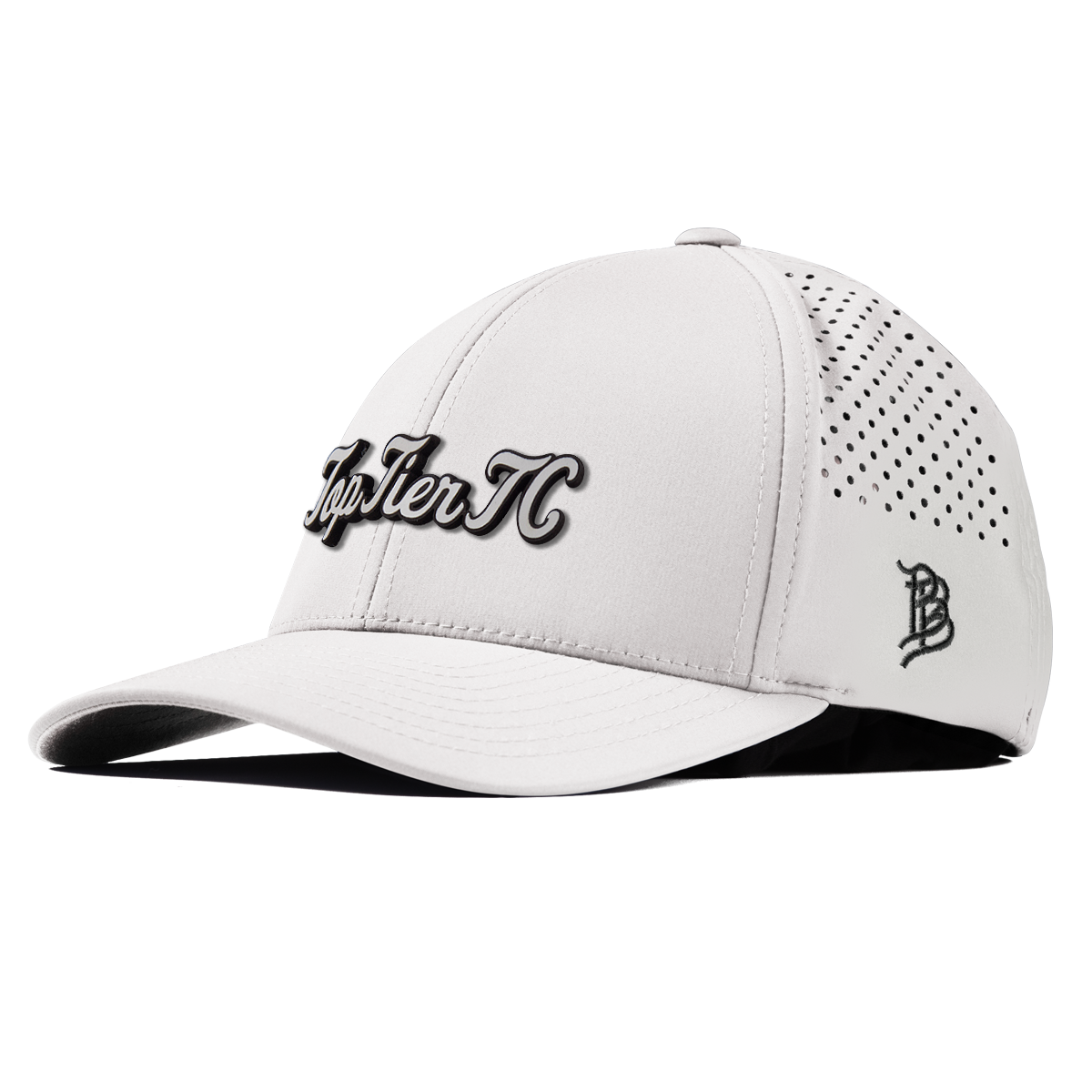 Top Tier Script White Curved Performance White