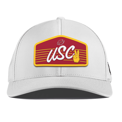 University of Southern California "Trojans Football" Curved Performance White