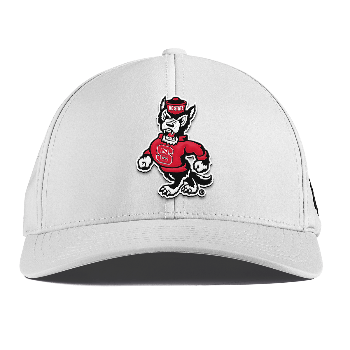 North Carolina State "Tuffy The Wolf" Curved Performance White