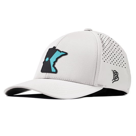 Minnesota Turquoise Curved Performance White