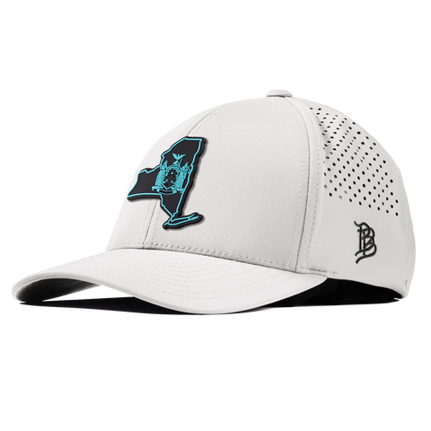New York Turquoise Curved Performance White