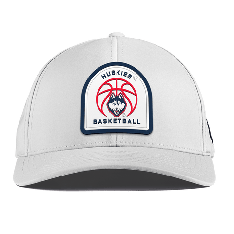 University of Connecticut "UConn Basketball" Curved Performance White