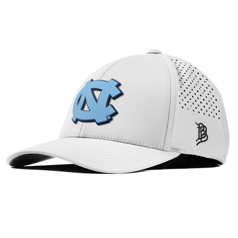 University of North Carolina "UNC Team Logo Carolina Blue" Curved Performance White