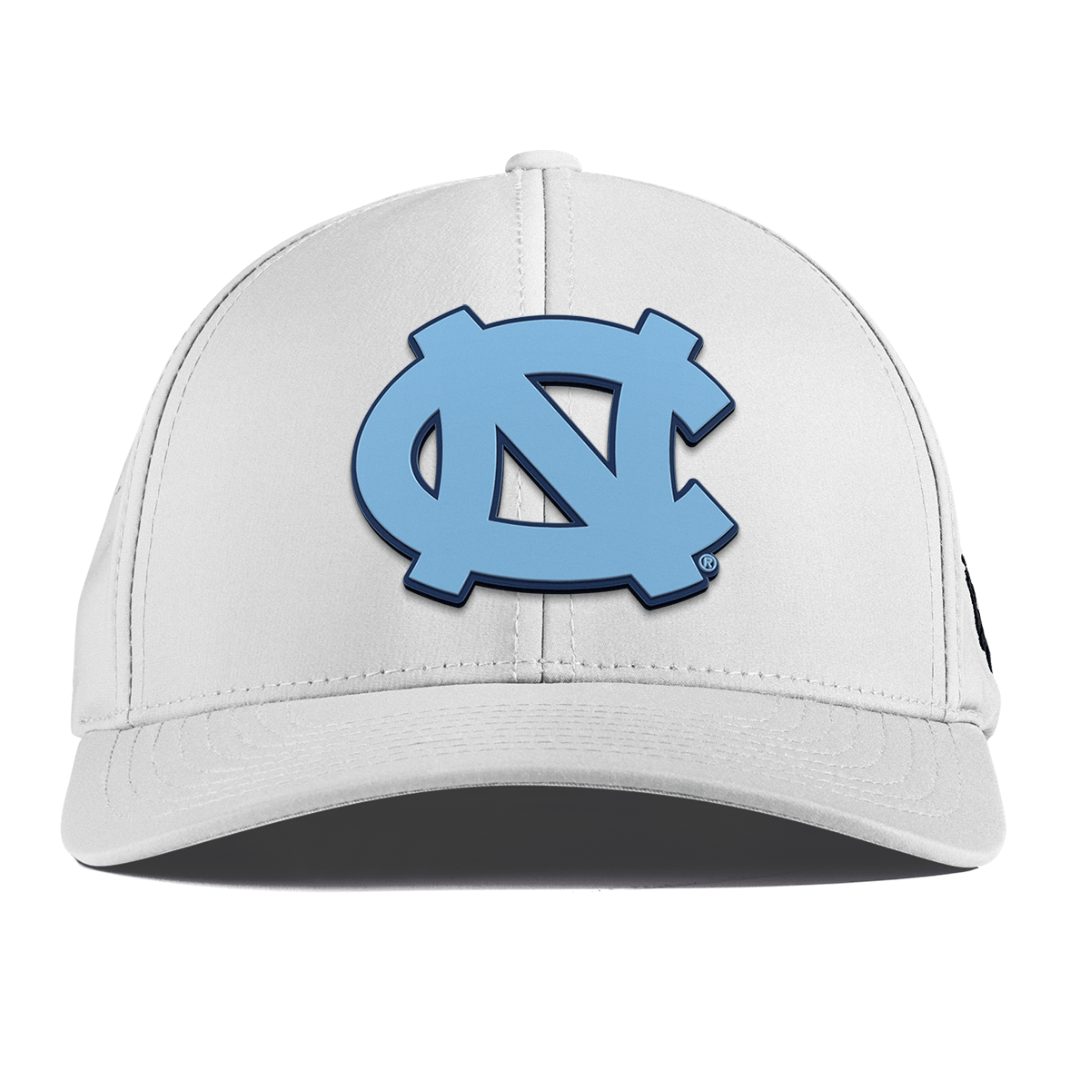 University of North Carolina "UNC Team Logo Carolina Blue" Curved Performance White