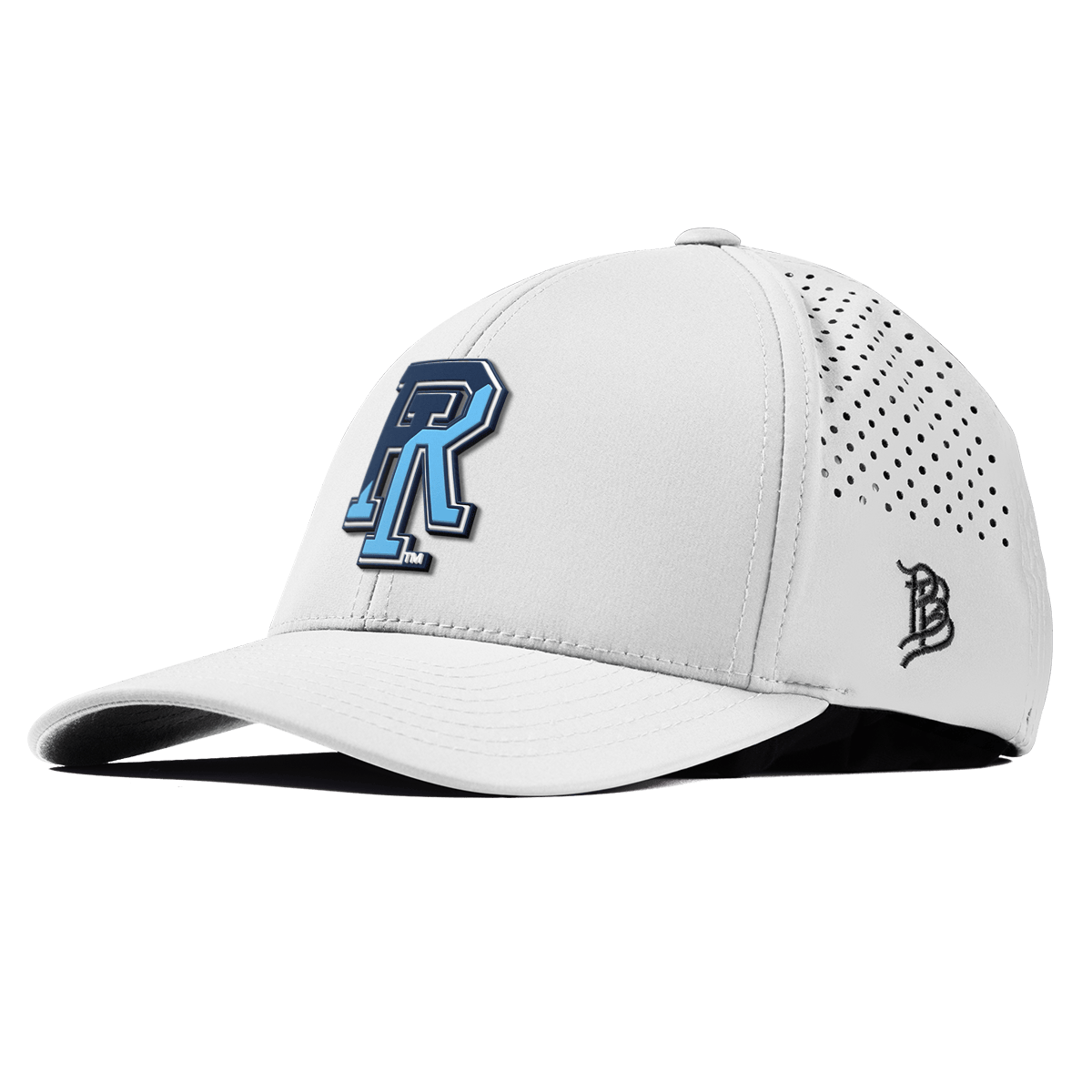 University of Rhode Island "URI Team Logo" Curved Performance White