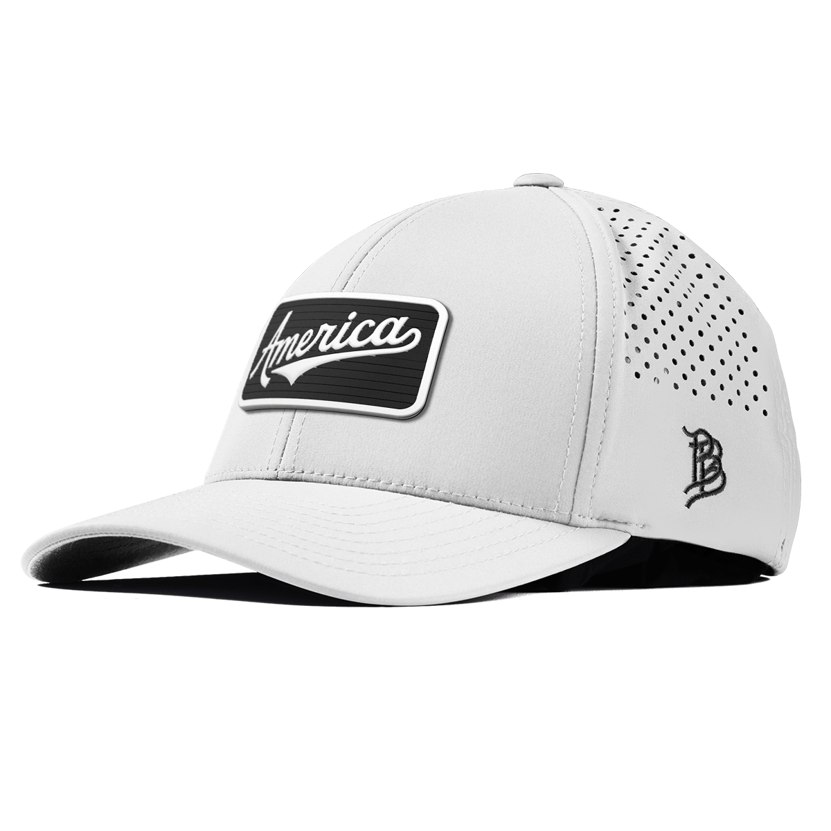 Vintage America Badge Curved Performance White