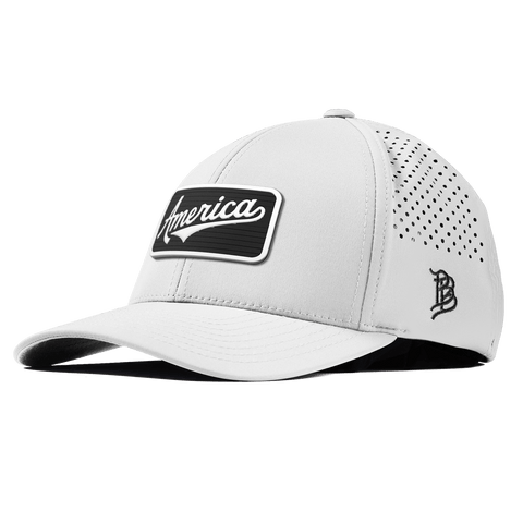 Vintage America Badge Curved Performance White
