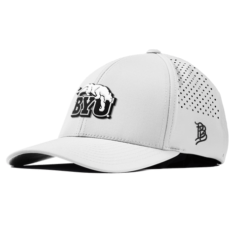 Brigham Young University "Vintage BYU Cougars" Curved Performance White