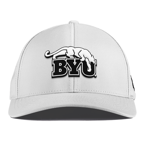 Brigham Young University "Vintage BYU Cougars" Curved Performance White