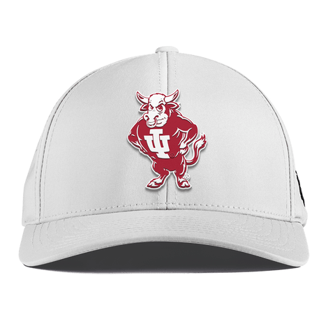 Indiana University "Vintage Bison" Curved Performance White