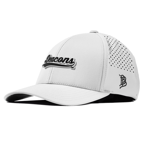 Wake Forest University "Vintage Deacons Script" Curved Performance White