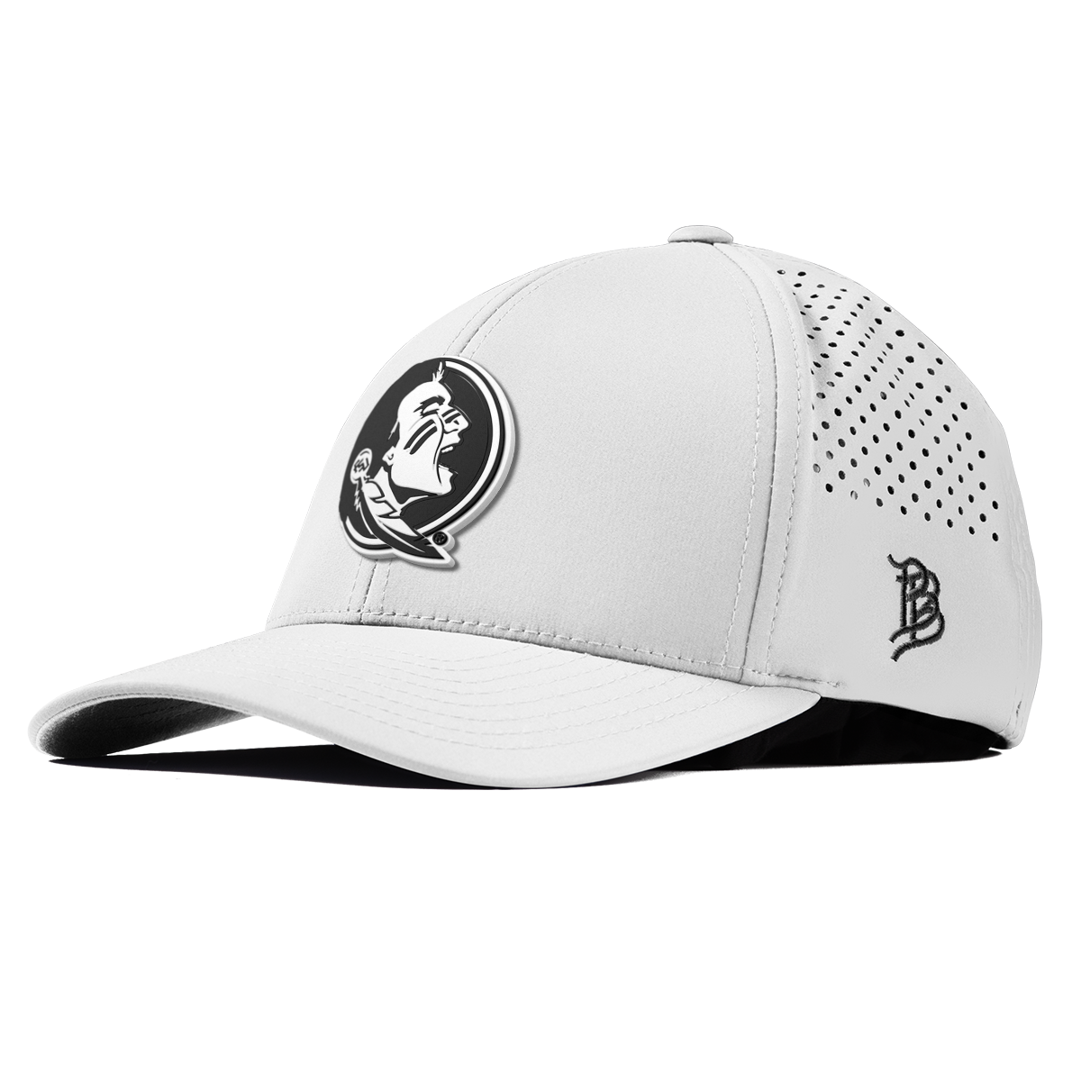 Florida State University "Vintage FSU Team Logo" Curved Performance White 