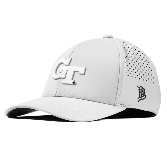 Georgia Tech University "Vintage Georgia Tech Team Logo" Curved Performance White 