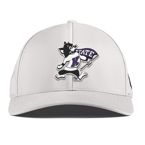 Kansas State University "Vintage Kansas State Wildcat" Curved Performance White