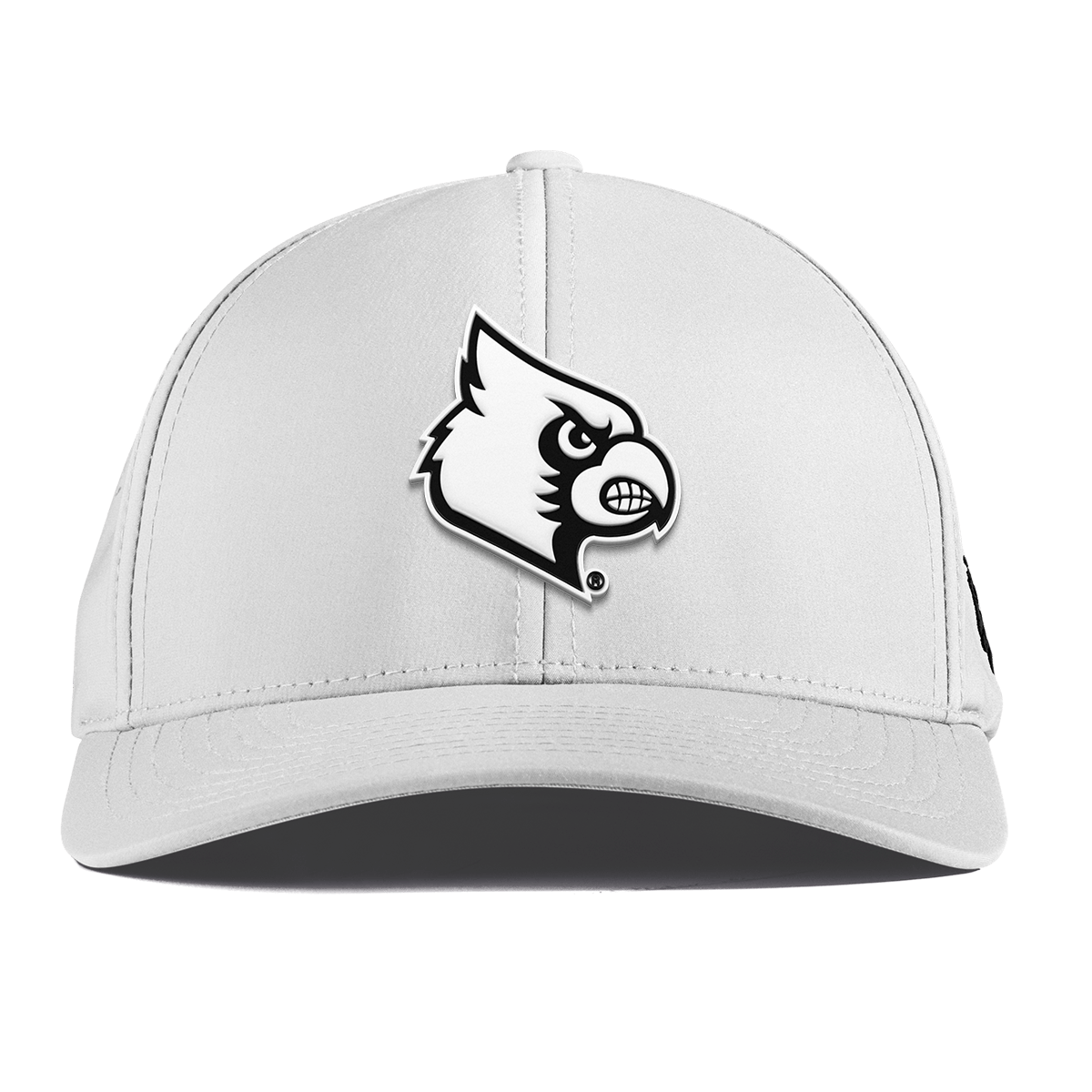 University of Louisville "Vintage Louisville Team Logo" Curved Performance White