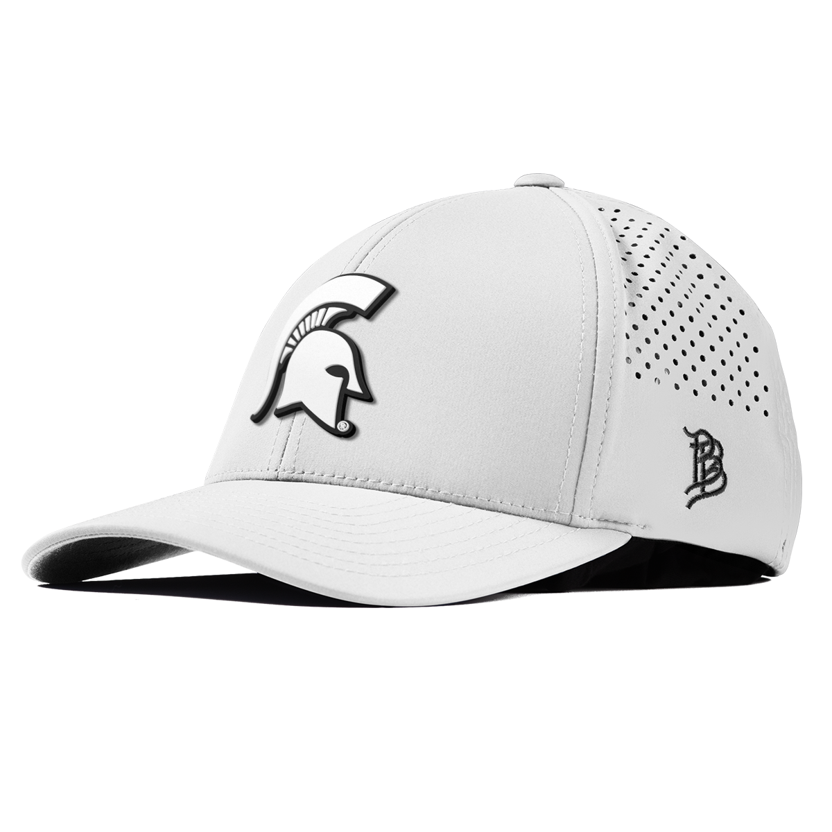 Michigan State University "Vintage MSU Team Logo" Curved Performance White