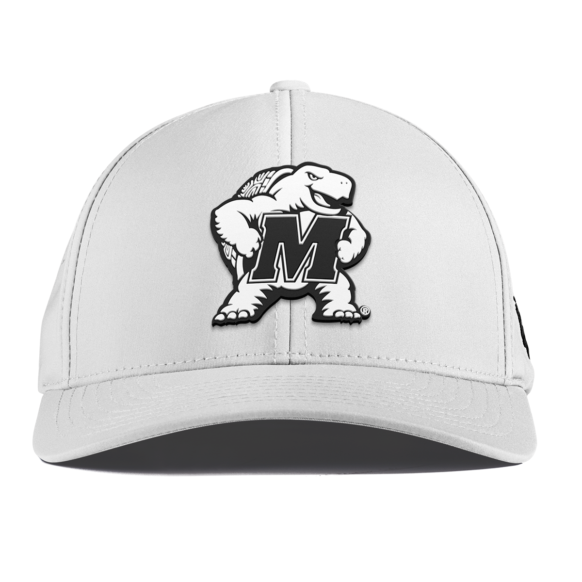 University of Maryland "Vintage Maryland Team Logo" Curved Performance White