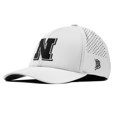 University of Nebraska "Vintage Nebraska Team Logo" Curved Performance White 