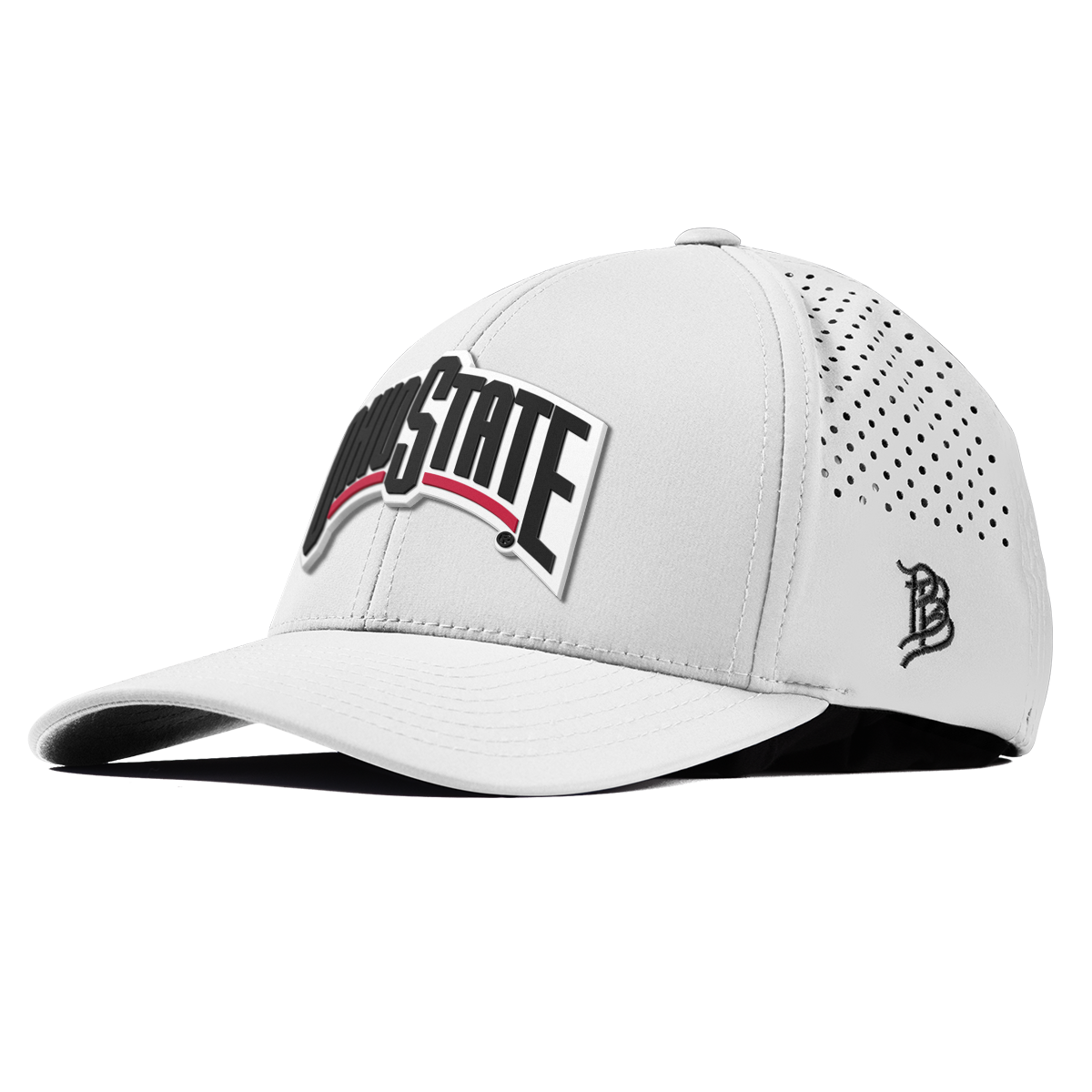 Ohio State University "Vintage Ohio State Block" Curved Performance White