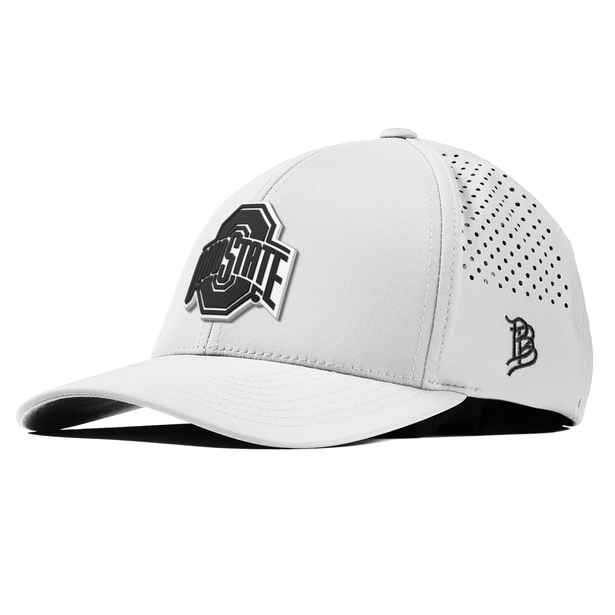 Ohio State University "Vintage Ohio State Team Logo" Curved Performance White