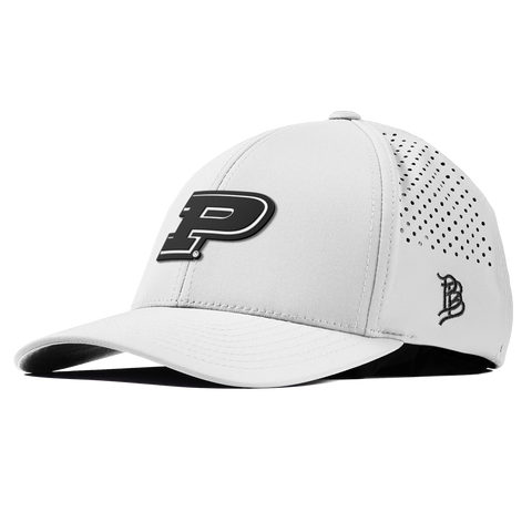 Purdue University "Vintage Purdue Team Logo" Curved Performance White