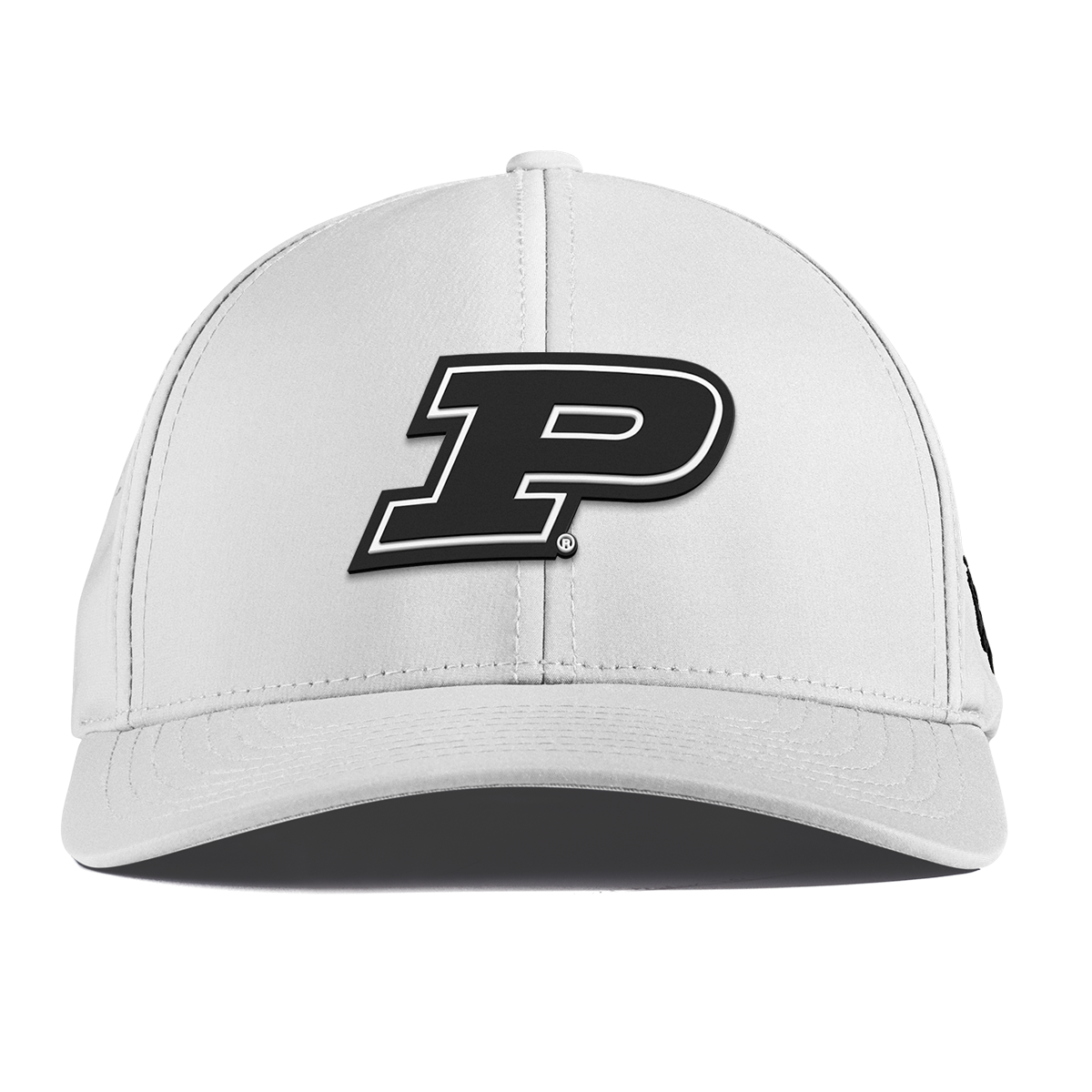 Purdue University "Vintage Purdue Team Logo" Curved Performance White
