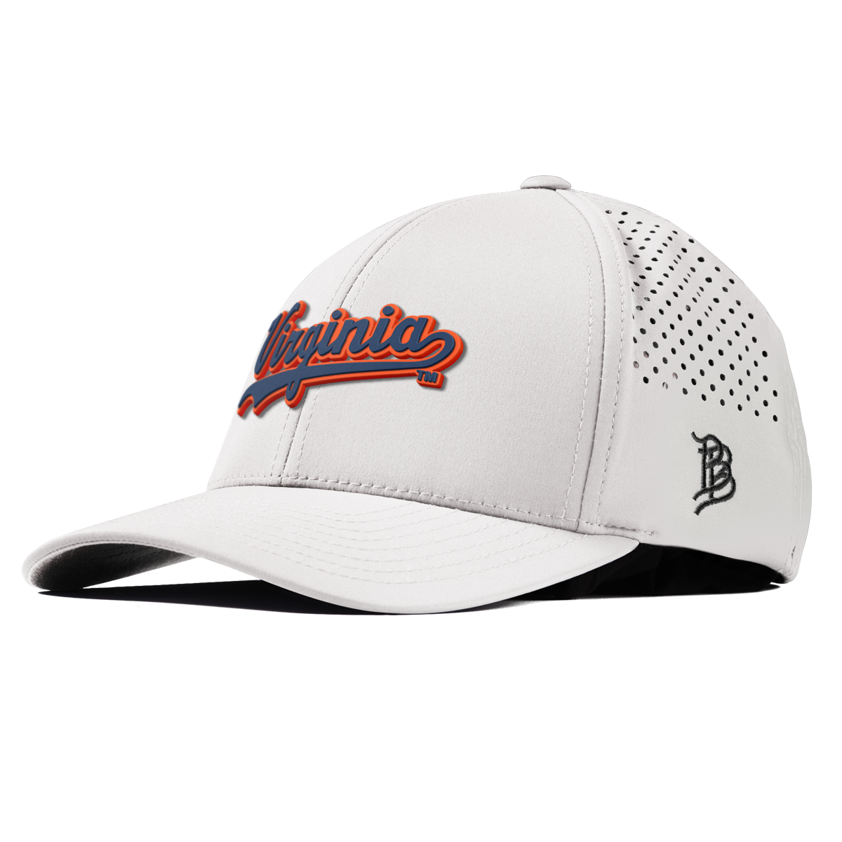 University of Virginia "Virginia Script" Curved Performance White