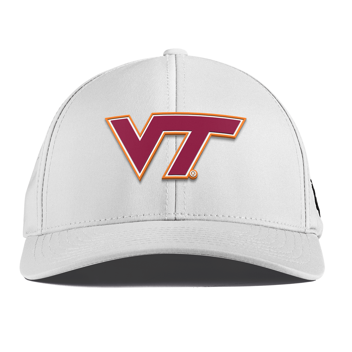 Virginia Tech University "Virginia Tech Team Logo" Curved Performance White