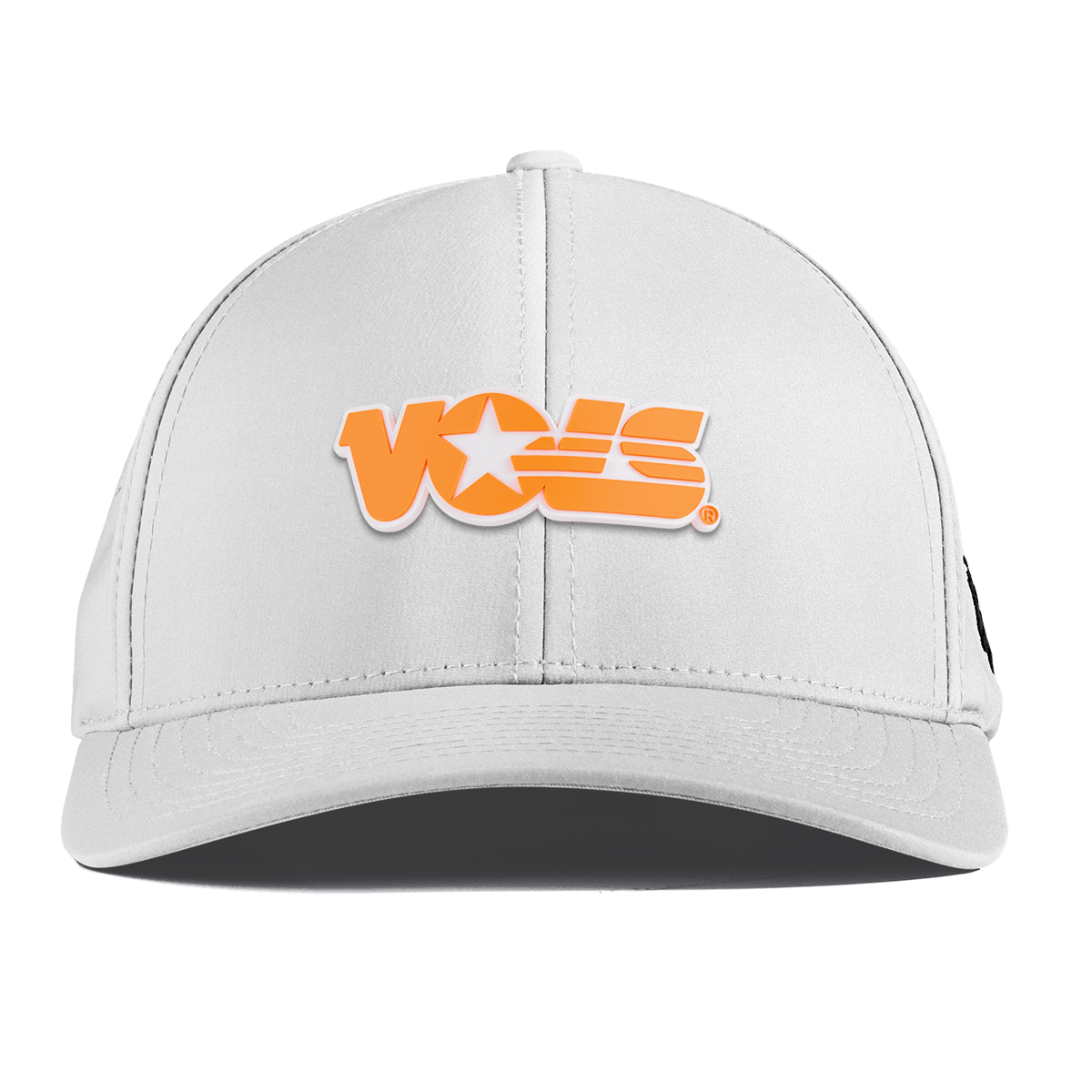 University of Tennessee "Tennessee Vols Block" Curved Performance White