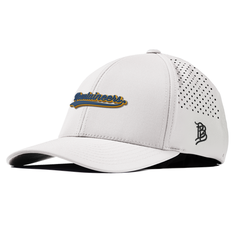 West Virginia University "West Virginia Mountaineers Script" Curved Performance White