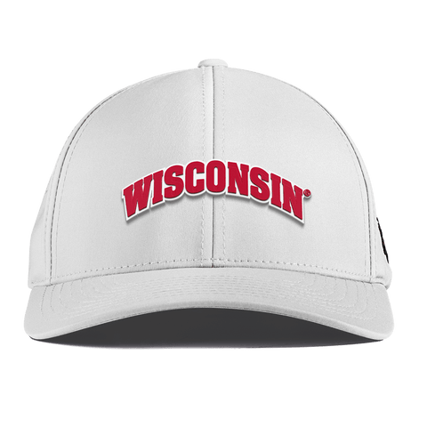 University of Wisconsin "Wisconsin Block" Curved Performance White