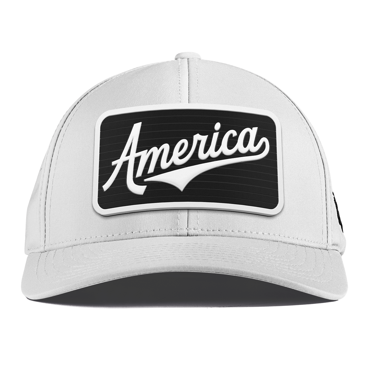 XL Vintage America Badge Curved Performance White