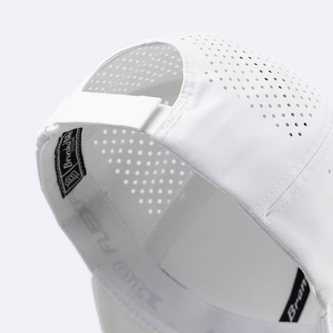 Bare Curved Performance Hat Snap White