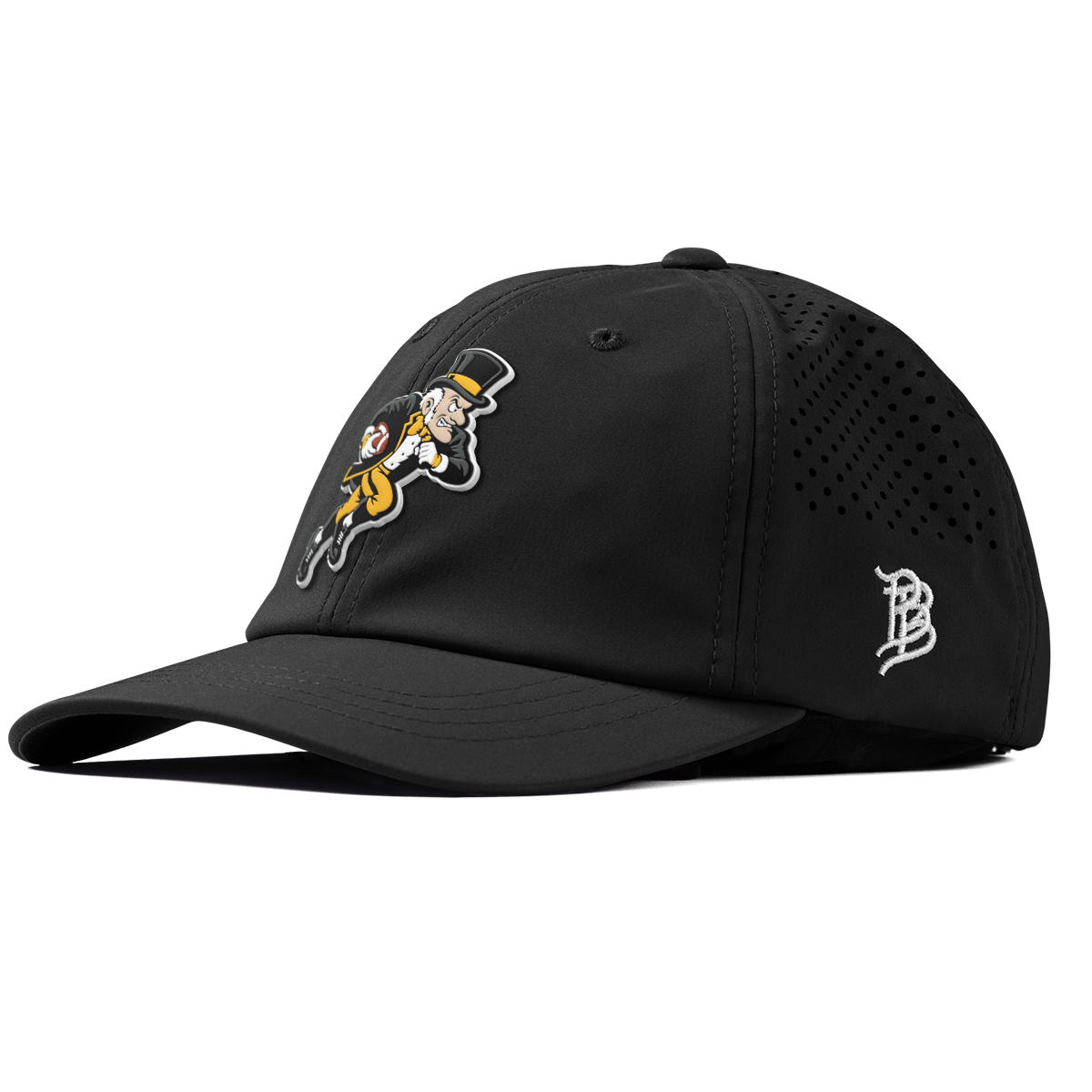 Wake Forest University "Rushing Deacon" Performance Dad Hat Black