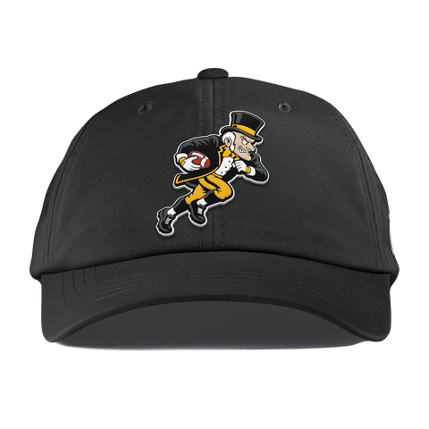 Wake Forest University "Rushing Deacon" Performance Dad Hat Black
