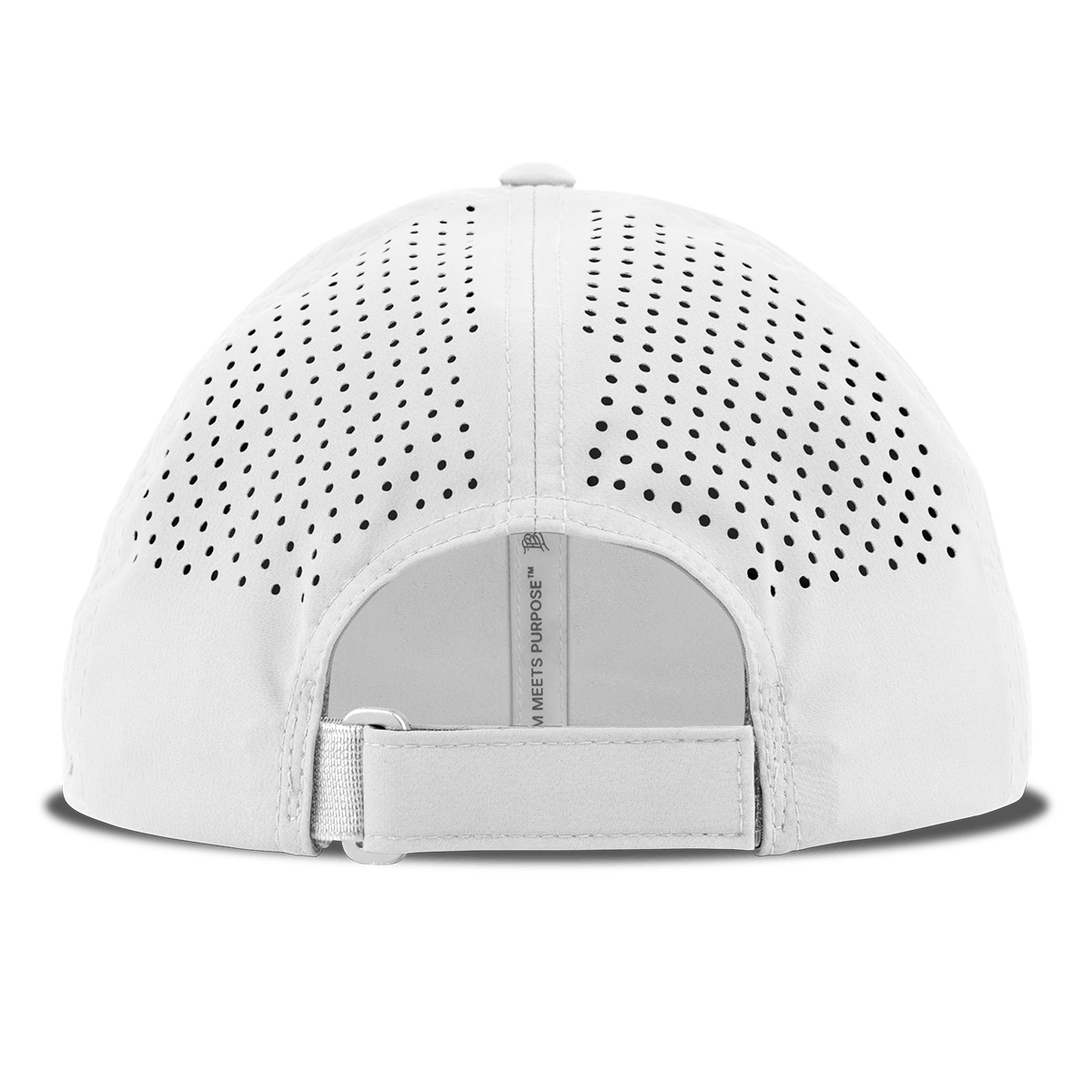 University of Michigan "Wolverbear" Performance Dad Hat Back White