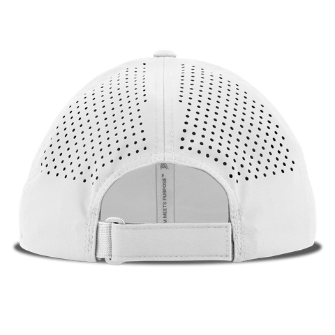 University of Michigan "Wolverbear" Performance Dad Hat Back White
