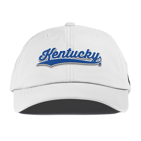 University of Kentucky "Kentucky Script" Performance Dad Hat White