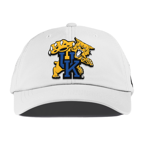 University of Kentucky "The Wildcat" Performance Dad Hat White