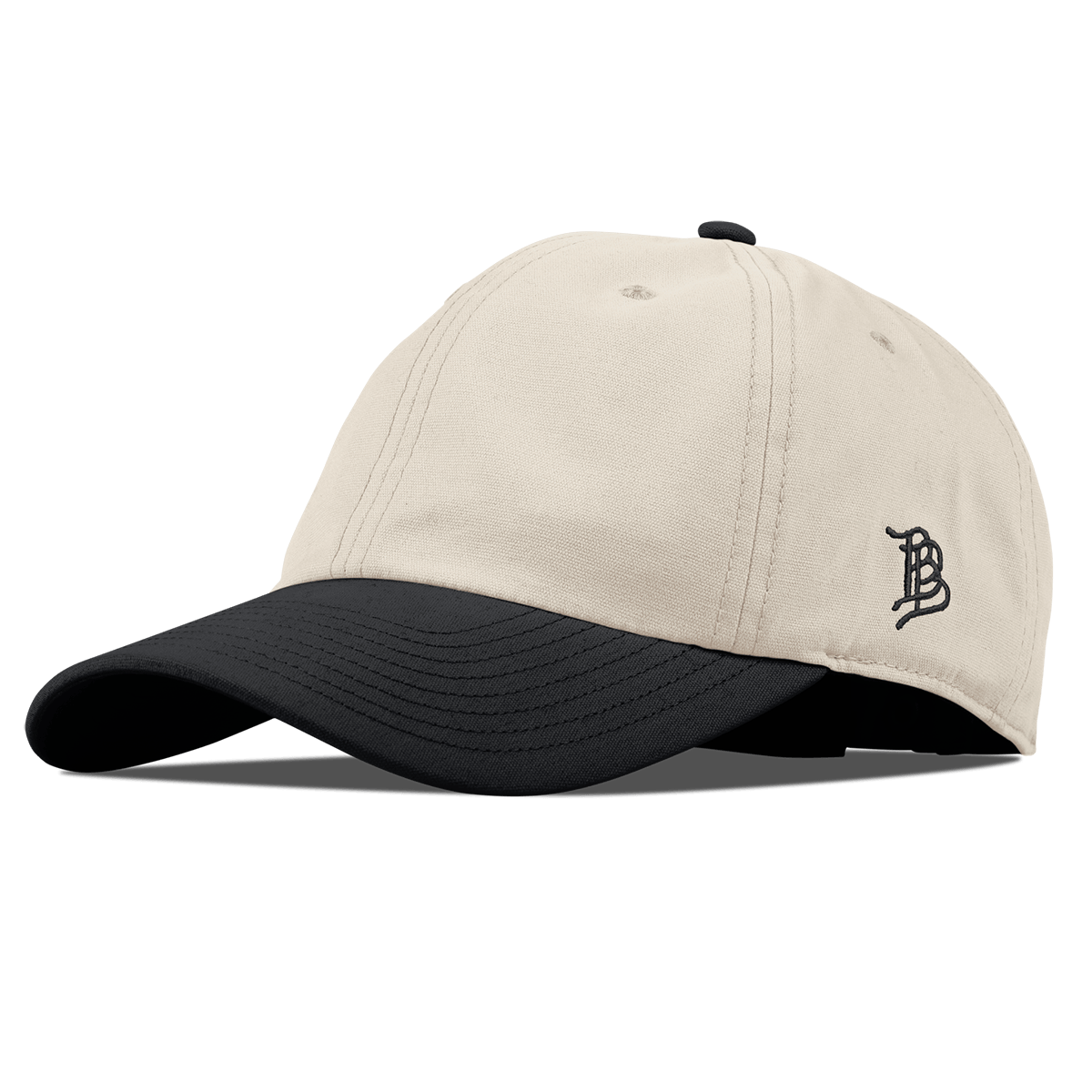 Bare Canvas Dad Hat Beige/Vintage Black
