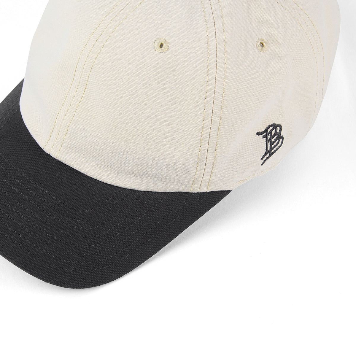 Bare Canvas Dad Hat Beige/Vintage Black
