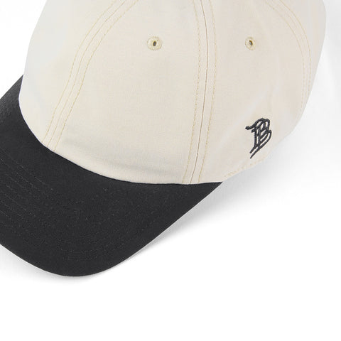 Bare Canvas Dad Hat Beige/Vintage Black